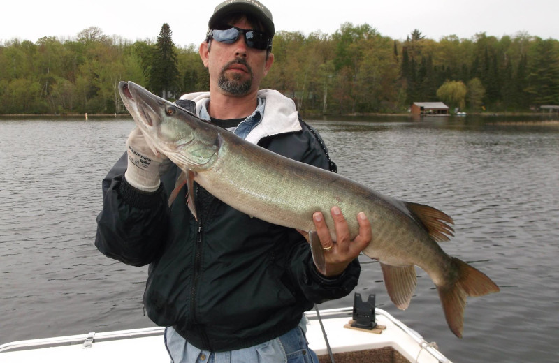 Fishing at Virgin Timber Resort.