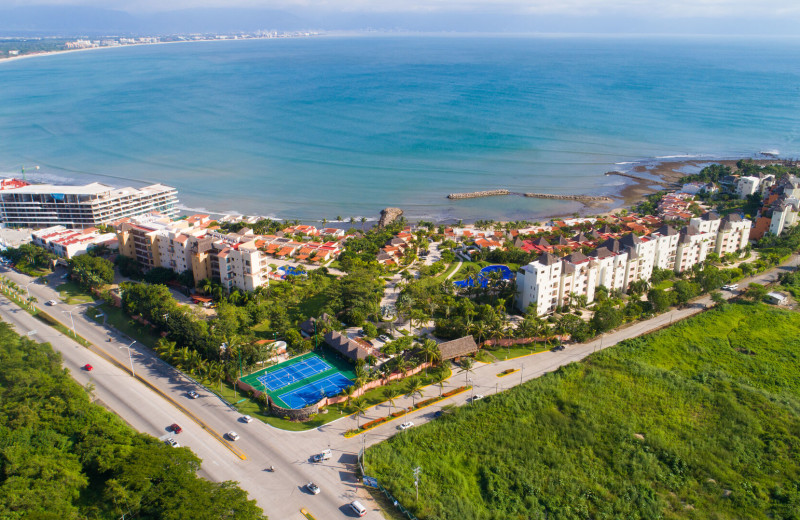 Aerial view of resort at La Isla - Casa del Mar.