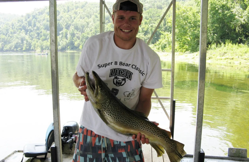 Fishing at Wildcat Shoals Resort.