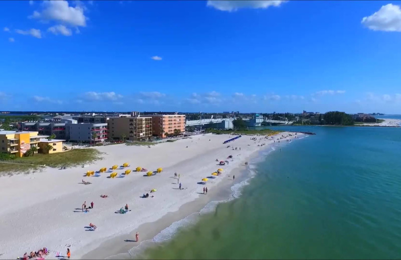 Beach at SunHost Resorts.