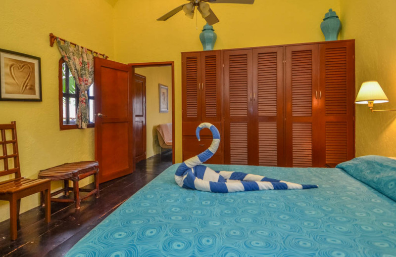 Rental bedroom at Casa Iguana.