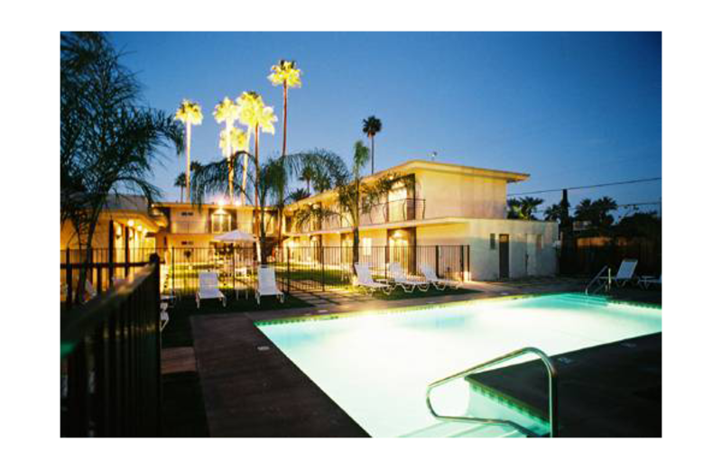 Outdoor pool at 7 Springs Inn & Suites.