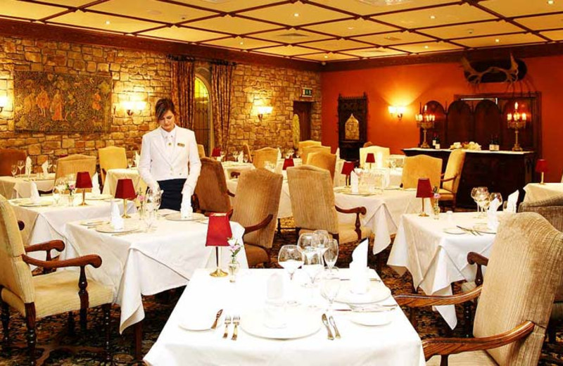 Dining at Lough Rynn Castle Hotel & Estate.