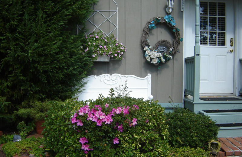 Cottage exterior at The Garden Walk Bed & Breakfast Inn.