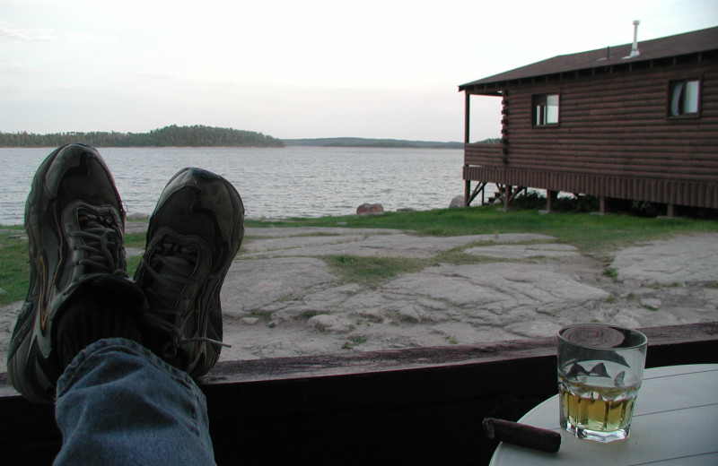 Lake view at Maynard Lake Lodge and Outpost.