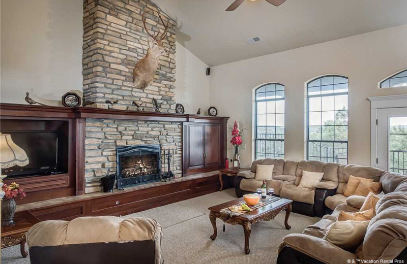 Rental living room at Vacation Rental Pros - Ruidoso.