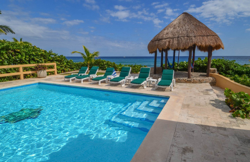 Rental pool at Villa Nicte-Ha.