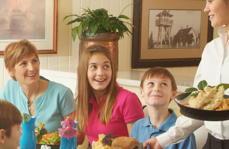 Dining at The Homestead.