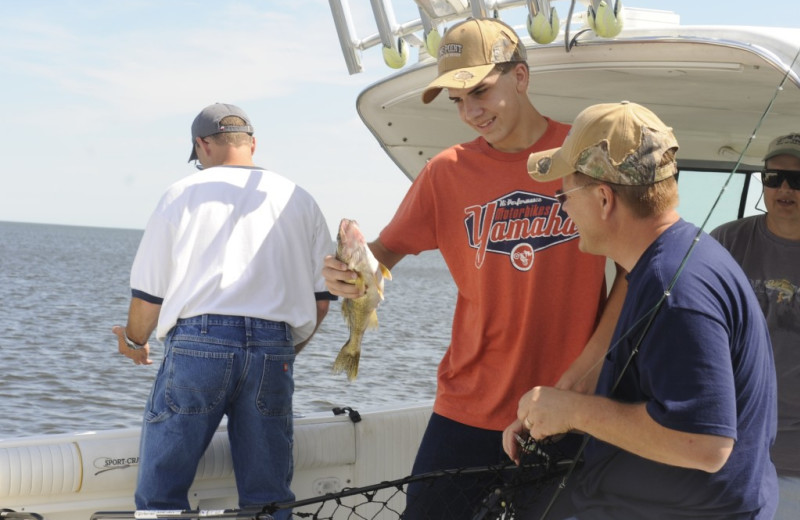 Fishing at Long Point Resort.