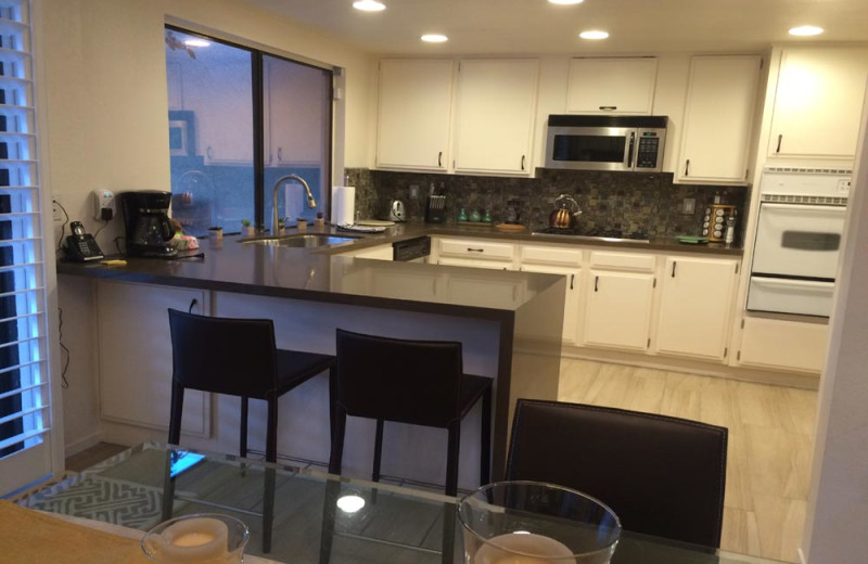 Rental kitchen at Sundance Villas.