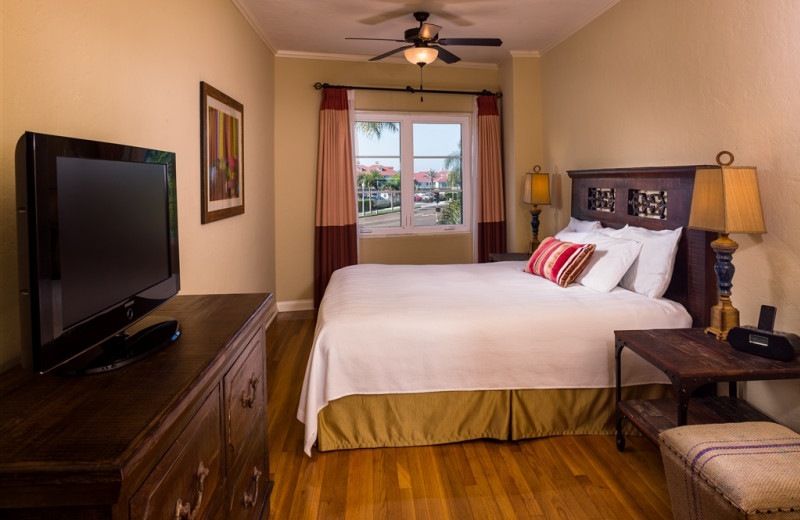 Guest bedroom at El Cordova Hotel.