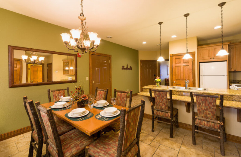 Guest kitchen at Westgate Smoky Mountain Resort & Spa.