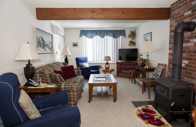 Rental living room at The Seasons Resort.