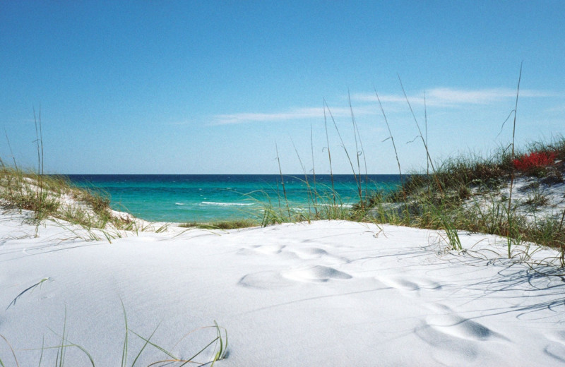 The beach at Diamond Crest Motel.