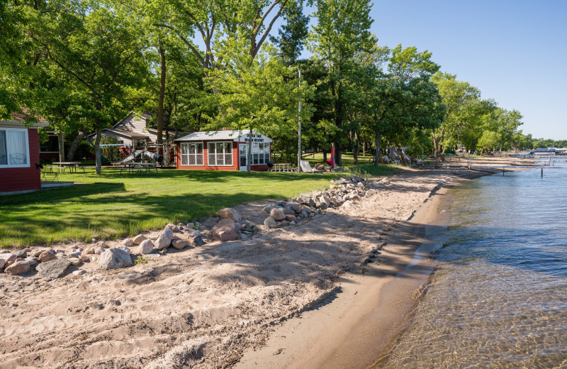 Exterior view of Otter Tail Beach Resort.