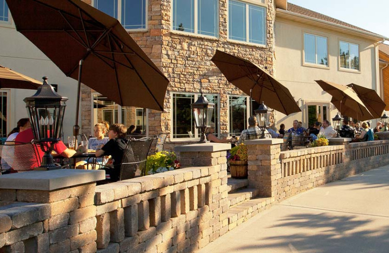 Patio at Thumper Pond Golf Course & Resort.