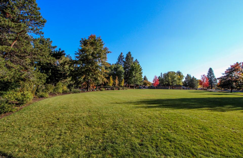 Golf course near at Vacasa Rentals Sunriver.