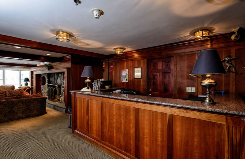 Front desk at The Valley Inn.