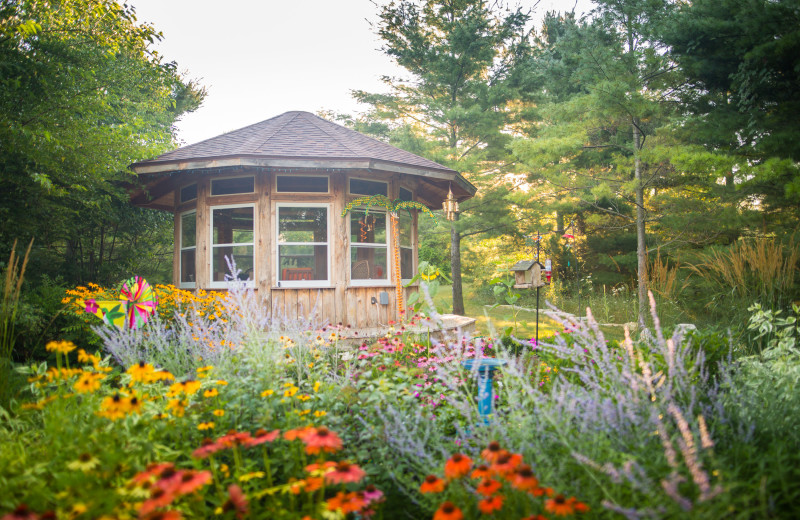 Garden at Door County Cottages.