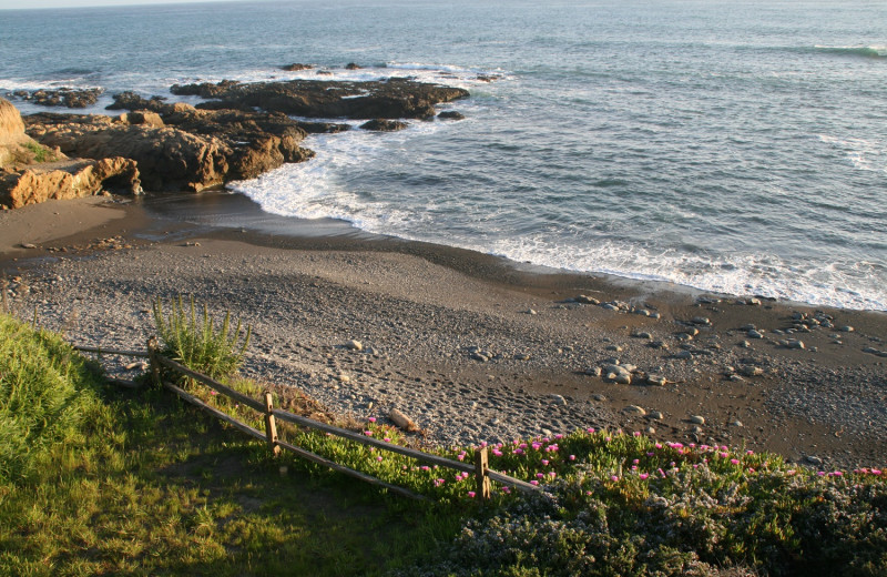 Beach at Shelter Cove Ocean Inn.