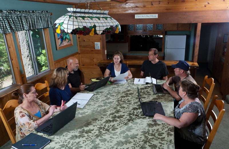 Meetings at Arrowhead Pine Rose Cabins.