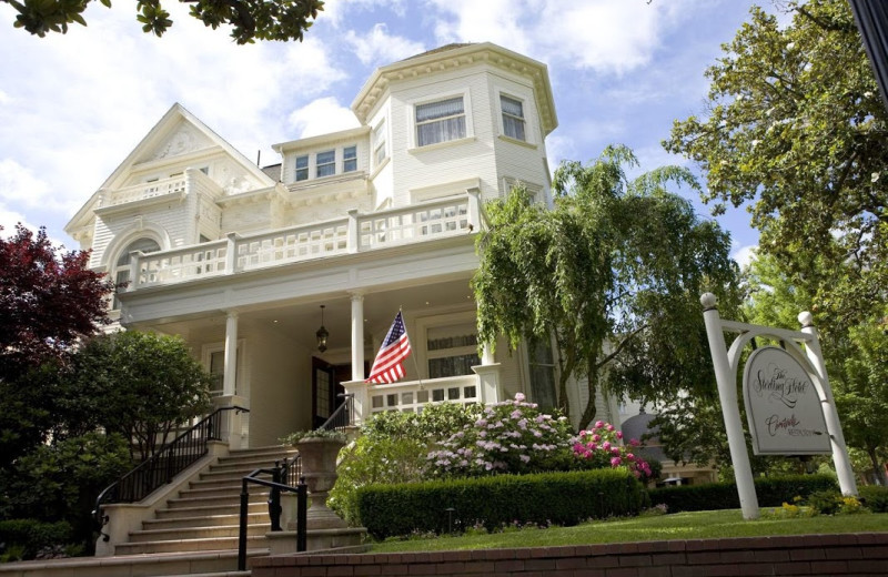 Exterior view of The Sterling Hotel.