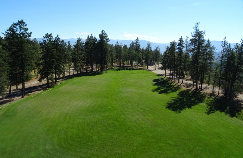 Aerial view of Powers Creek Retreat.