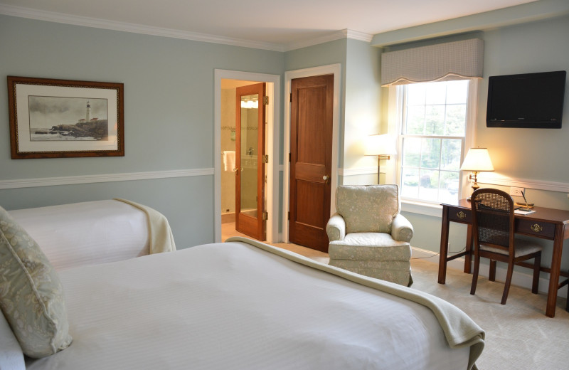 Guest room at Black Point Inn.