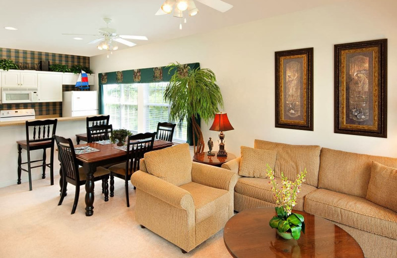 Guest suite at Sea Trail Resort.