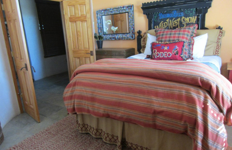 Cottage bedroom at Lajitas Golf Resort & Spa.