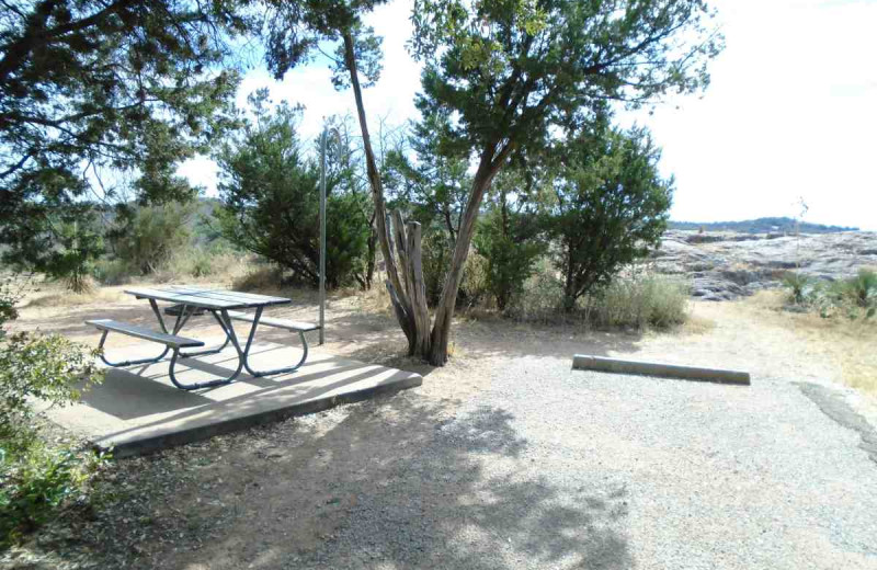 Campground at Inks Lake State Park.