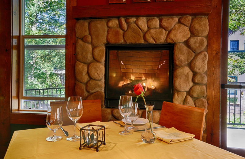 Dining at Applewood Inn, Restaurant and Spa.