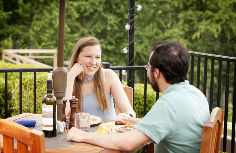 Patio dining at Oglebay Resort and Conference Center.