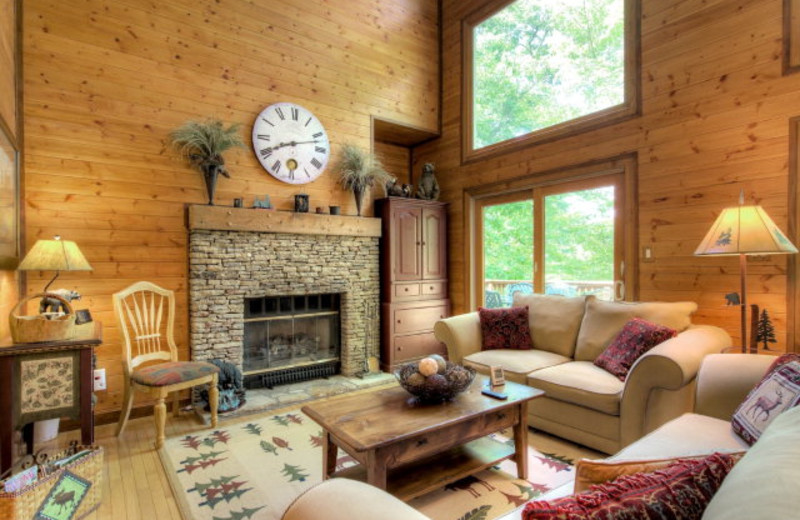 Rental living room at Chambers Realty & Vacation Rentals.