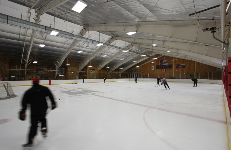 Hockey at Waterville Valley.