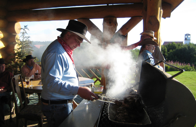 BBQ at Deep Creek Fishing Club.