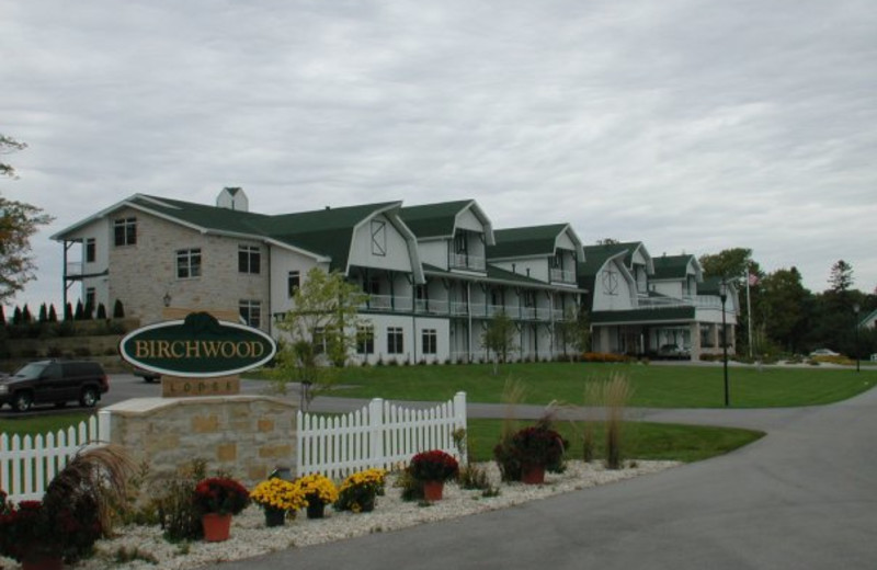 Exterior of Birchwood Lodge.