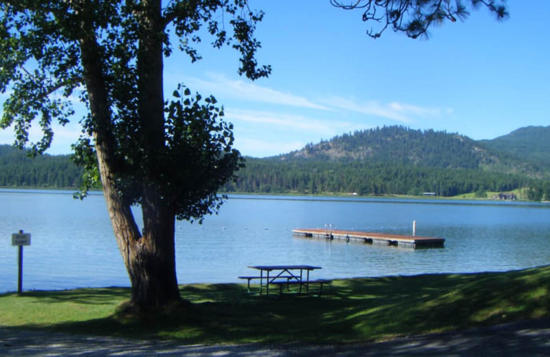 Lake view at Silver Beach Resort.
