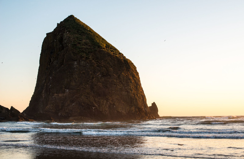 Beach at Hallmark Resort & Spa Cannon Beach.