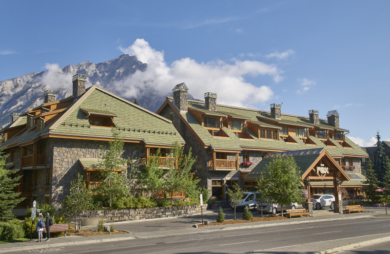 Exterior view of The Fox Hotel & Suites in Banff.