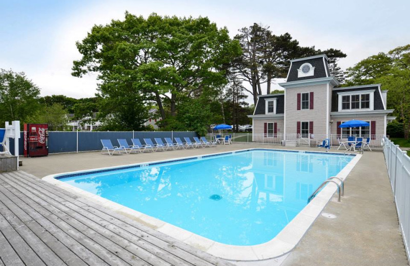 Outdoor pool at Bar Harbor Inn & Spa.