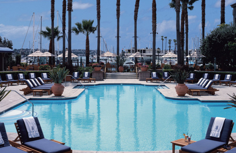 Outdoor pool at The Ritz-Carlton, Marina del Rey.