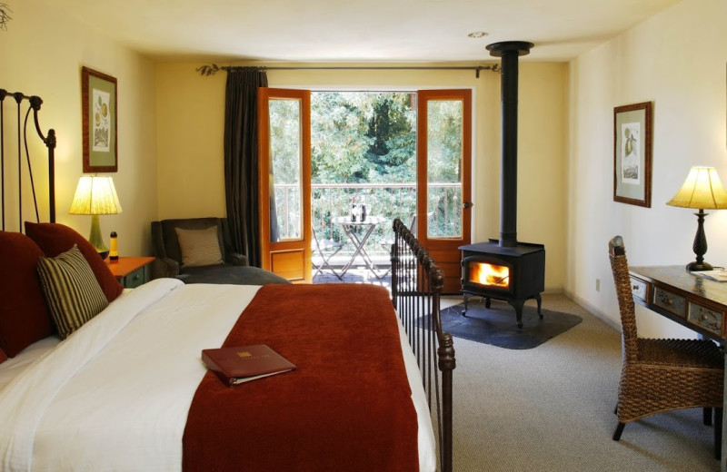 Guest room at Mill Valley Inn.