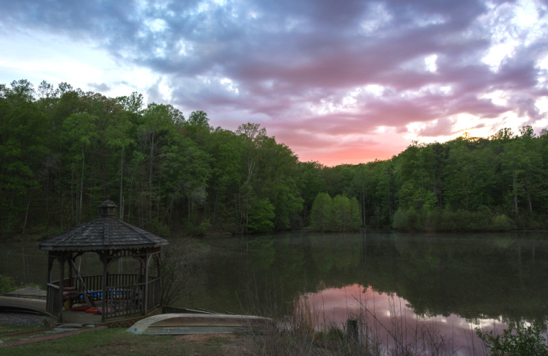 Sunset at Pilot Knob Inn Bed & Breakfast.