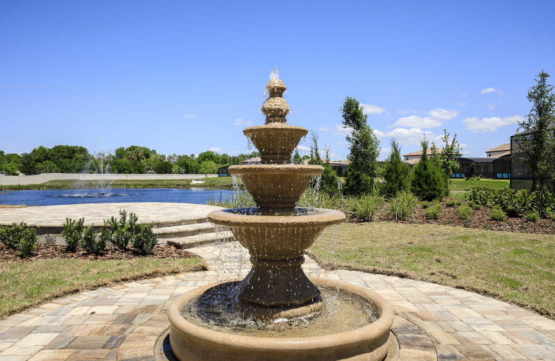 Fountain at Balmoral Resort.