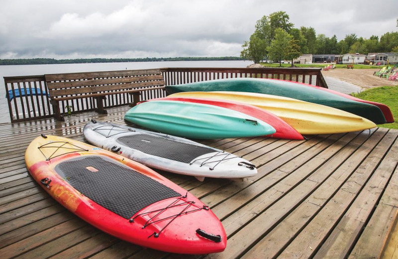 Kayaks at Great Blue Resorts- McCreary's Beach Resort.