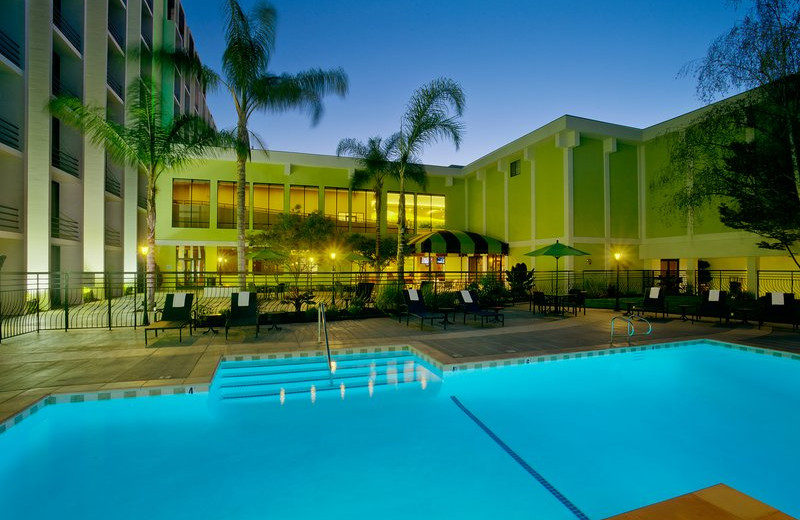 Outdoor pool at Holiday Inn San Jose.