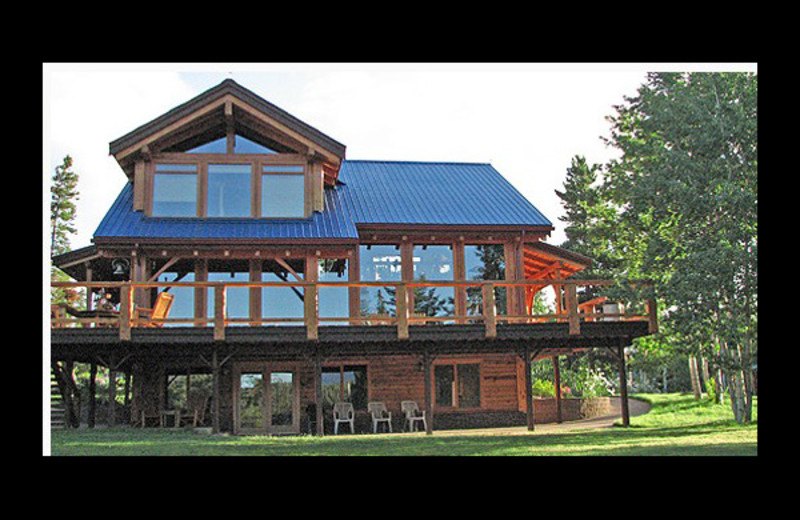 Exterior view of The Lodge at Chilko Lake.