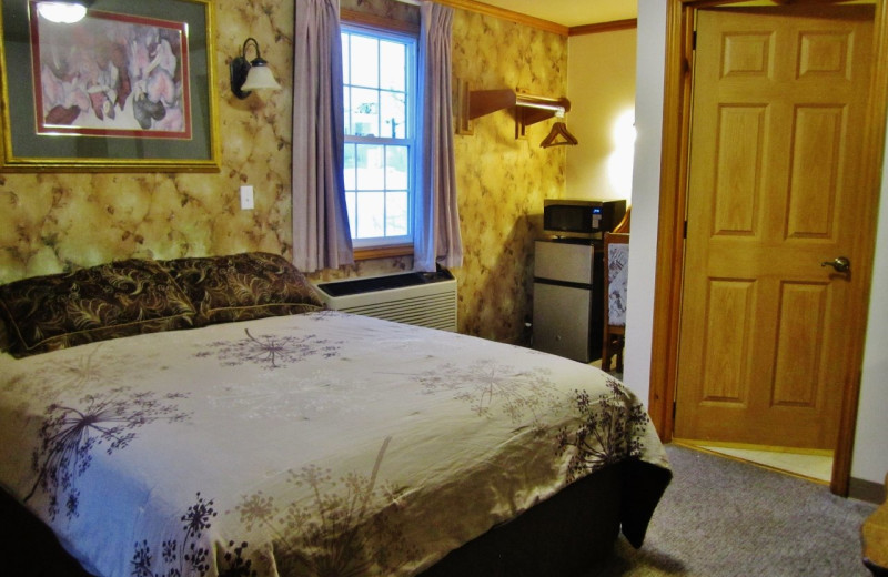 Guest room at Dancing Bears Inn.