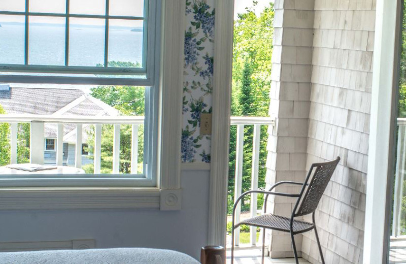 Guest room at The Inn at Ocean's Edge.